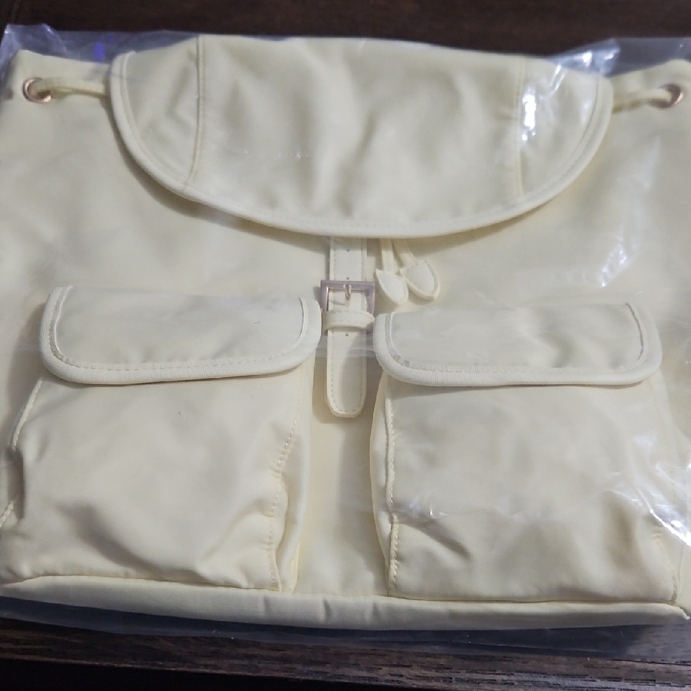Cream Women's Backpack Bag - Stylish Everyday Tote